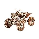 Wood Trick Quad Bike 3D Holzpuzzles zum Bauen für Erwachsene und Kinder – Fährt bis zu 30 Fuß – Holzmodellbausätze zum Bauen für Erwachsene – Modellbausätze für Erwachsene