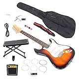 Sycamore Guitars, E-Gitarren-Set Single Pendulum Bridge 22 Kupfer-Nickel-Bund für Bühnenauftritte zum Musiklernen für Anfänger
