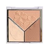 JUANMAO 3 Farben lidschatten palette glitzer lidschatten base Lidschattenpalette langanhaltende verblendbare Schminkset