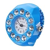 DEARMAMY 1Stk Ringuhr für Damen Fingeruhr für ansehen Mini-Uhr Mädchen sehen Unisex-Ringuhr Kinderuhren Ringuhr Mode Ringuhr Fingeruhr aus Legierung Mode-Fingerring-Uhr
