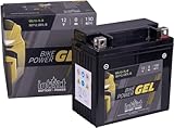 intAct - GEL MOTORRADBATTERIE Bike-Power GEL12-7L-B. Ersetzt YB7L-B. Motorradbatterie 12V 8Ah 130A. Maße: 137x76x134mm. Mit bis zu 30% mehr Startleistung.