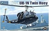 Kitty Hawk 1/35 UH-1N Twin Huey Bausatz Modellhubschrauber Hubschrauber Kunststoff Erwachsene und Teenager ab 14 Jahren Unisex Alle Altersgruppen