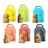 Schneeball Macher für Kinder | Set mit 6 lustigen Ausstechformen | Winterspiele für den Außenbereich - für Winterspiele Aktivitäten Spaß Bau Kampf Strand Weihnachten Familie Garten