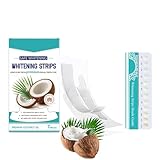 Zahnaufhellung Whitening Strips, 7 Stück Teeth Whitening Strips, Coconut Mint WhiteningStrips, Bleaching Stripes für Empfindliche Zähne, Zähne Aufhellen, Schnelles Entfernen Aller Flecken (1)