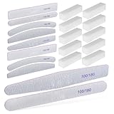 TOYZFRIENDY 20 Stück Teiliges Nagelpuffer Hochwertigem Schwamm mit Verschiedenen Formen Feinporige Polierblöcke für Naturnägel und Gelnägel Langlebige Nagelfeilen für Professionelle Maniküre