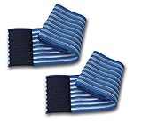 2 elastische Bänder Fiab Elastic Bands Klettverschluss Länge 40 cm für Elektroden Stück Elektrostimulation Iontophorese Tenns