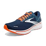 Brooks Ghost 14, Größe:11 US - 43 EU, Farbe:Titan/Teal/Flame
