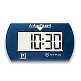 Needit elektronische Parkscheibe Park Mini I automatische Parkscheibe elektrisch mit Zulassung vom Kraftfahrt-Bundesamt I Digitale Parkuhr mit 2 Displays I maximale Funktion in minimalem Format