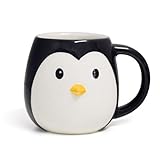 balvi Tasse Pingo Becherförmigen Kopf Pinguin 400 ml Fassungsvermögen Spülmaschinenfest und Mikrowell