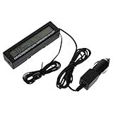 CHILDWEET 1 Stk Elektronische Uhr Im Auto Meter Geführte Fahrzeuguhr -digitaluhr Auto Dash Uhr Nachtlichtuhr Digitaluhren Digitale -uhr Nestthermostat Nachtuhr Indikator Black Abs