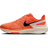 Nike Structure 25 Herren (extraweit) Laufschuh, Hyper Crimson/Black-Astronomy Blue, 44.5 EU X-Weit