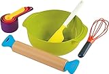 Casdon Joseph Joseph Bake | Spielzeug-Küchen-Backset für Kinder ab 3 Jahre | Mit beweglichem Nudelholz für fantasievolles Spielen!