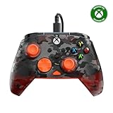 Turtle Beach Rematch Core Ghost Schwarz Camo/Orange Wired Gaming Controller – Lizenziert für Xbox Series X und S, Xbox One und Windows PCs