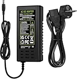 KQWVZ 24V 6A Netzteil Adapter, 144W AC 100-240V zu DC 24V Netzteil Transformatoren, DC 24V 6A Netzteil mit 5,5mm x 2,5 DC Ausgangsbuchse, für LED Streifen, TVs DVD LCD Monitor Funkgerät Kamera
