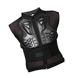 TENYELE Verstellbare Schutzweste Für Outdoor Sportarten Geeignet Für Erwachsene Bei Motocross Skifahren Skaten Und Motorradaktivitäten. Atmungsaktive Reitschutzweste