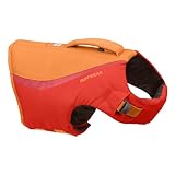 RUFFWEAR Float Coat Hundejacke, Auftrieb und Auftrieb, Hundeweste für sicheres Schwimmen, Bootfahren, Wassersport, Red Sumac, Medium