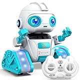 Subtail Roboter Kinder Spielzeug - Wiederaufladbar und Projizierbar - RC-Roboter mit LED-Augen und Musik - Robot Spielzeug ab 3 4 5 6 7 8 9 10 Jahre Jungen - Gestensensor Kinderspielzeug Geschenk