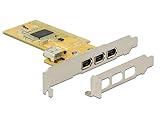 Delock 89443 PCI Karte mit 3 x externes/1 x internes FireWire A weiß