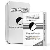 Foto Aufgaben Schwarzweiß Fotografie - Inspiration & Fotografieren Lernen mit 52 Aufgabenkarten, Edition Schwarz weiss Fotografie, in Metalldose