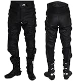 JLP RACING Lederhose für Motorrad, Route, Unisex, mit Sliders, M