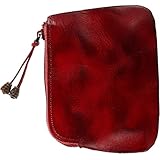 BESTYASH Damen Mini ünzbeutel Vintage Kosmetiktasche Weinrot Tragbare Geldbörse Für Kleingeld Ideal Für Handtasche Und Reisen Vielseitiger Geldbeutel Für Frauen