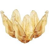 Schecker Rinderohren für Hunde - getrocknet - groß - fettarm - natürlicher Kauspaß 180g = ca. 10 Stück