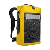 JISADER wasserdichte Trockentasche, Aufbewahrungstasche, Schwimmrucksack, Outdoor Camping Tasche, Gelb