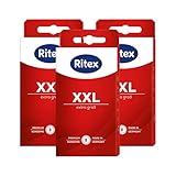 Ritex Kondome XXL – Extra große Kondome 24 Stück für mehr Komfort & intensives Empfinden, Kondom mit extra viel Gleitfilm – vegan, dermatologisch getestet, Made in Germany