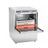GastroHero Geschirrspülmaschine Eco 54 SLE 400 V, Gastro Spülmaschine, Gastro Geschirrspüler, Gastronomiebedarf, Energiesparend, Schnellzyklus, Ideal für professionelle Küchen, mit Hygienegarantie