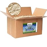 Jumbogras® Rindenmulch-Alternative: Garten-Mulch aus Miscanthus/Chinagras/Elefantengras-Häcksel für Pflegeleichte Gärten/Gartengestaltung/Gartenpflege (20 x 170 lt-Karton)