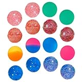 HAWILLOSCH 24 Stück Hüpfbälle Für Kinder Gummi Hüpfbälle Spielzeug Karneval Hüpfbälle Party Hüpfbälle