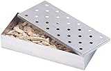 Rosenstein & Söhne Räucherbox Kohlegrill: Räucherbox aus rostfreiem Edelstahl, für Gas- und Holzkohlegrills (Kugelgrill, Grill, Holzkohlegrill)