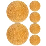 Homoyoyo Kickertisch Kleiner Tischfußballbälle 6 Stück Kunststoff Ersatzbälle mit Kompaktem Design Geeignet für Hobbyspieler und Tischfußballturniere