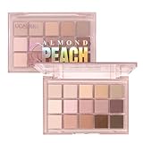 UCANBE Lidschatten Palette Matt 15 Farben - Eyeshadow Palette Matte - Make Up Palette Multi Colour Hohe Farbwiedergabe, Wasserdicht, Langlebig (Peach)