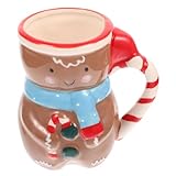 BIUDECO Weihnachts Schneemann Tasse Süße Tassen Wintertasse Urlaubstasse Weihnachtstassen Weihnachtsgeschirr Dekorative Tasse Weihnachtstassen Schneemann Müslibecher Entzückende