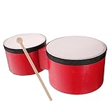 VICASKY Bongo Trommel Set & Percussion Instrument Für Von 8 12 Jahren Ideal Für Musikspiel Und Rhythmusübungen Farbige Handtrommeln Für Kleine Musiker