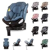Chipolino Kindersitz Tourino i-Size (40-150cm) Isofix, höhenverstellbar, drehbar, Farben:blau