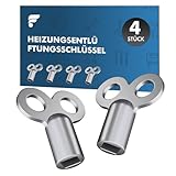 shinfly heizungsentlüftungsschlüssel, 4 Stück entlüftungsschlüssel, entlüftungsschlüssel für heizkörper, Entlüfterschlüssel, passend für alle Heizkörper
