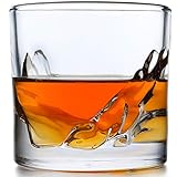 LIITON Tumblergläser Grand Canyon Whisky Gläser Set, 4-teilig aus Kristallglas, Geschenke für Männer für Cocktails, Gin, Bourbon, Rum, 4 teilge Trinkgläser Geschenkset je 270ml,