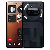 Nothing Phone (3a) 256 GB - Handy mit Essential Space, 50-MP-Hauptkamera, 32-MP-Frontkamera, 30-facher Ultra-Zoom, 12 GB RAM, Langer Akkulaufzeit und 6,77 Zoll Flexibles FHD+ AMOLED-Display - Schwarz