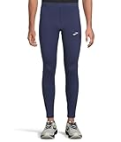 Brooks Momentum Thermal Tight 2.0 für Herren, Midnight/Speed-Logo, X-Klein