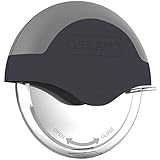 Oriamo® XXL Pizzaschneider – Profi Pizzaroller mit Klingenschutz | Edelstahl Pizza Cutter & Teigrad | Spülmaschinenfest, präzises Schneiden, langlebiger Pizzarad, ideal für Pizza & Teig