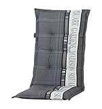 Madison 7PHOSA056 Madison Garden Auflage zu Klappsessel 50% Baumwolle 50% Polyester, 1 Stück (1er Pack), Grau