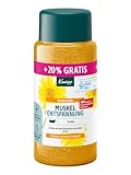 Kneipp Badekristalle Muskel Entspannung -Sondergröße- mit naturreinem Tiefensalz und mit Extrakt der Arnika und ätherischen Ölen aus Cabreuva, Rosmarin und Pinus-Arten, limitierte Edition, 720g