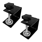 C Klemme C-Zwingen Set 50 mm Edelstahl-Heavy Duty Clamp, Klemmwerkzeuge Trägerklemme Woodworking Clamp, C-Schellen Tischklemme für Diy Holzbearbeitung Heimwerken & Autoreparatur (2)