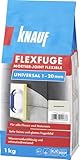 Knauf Fugenmörtel Flexfuge Universal 1-20 mm pergamon 1 kg Fugenmörtel