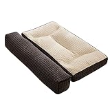 schlaf kissen Ergonomisches Kissen, Seiten-/Rückenschläferkissen, Kissen gegen Nackenschmerzen mit Zervikalkissen, abnehmbares und waschbares Kissen gegen Nacken- und Schulterschmerzen, Füllung aus na