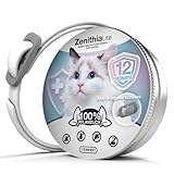 ZENITHIA Zeckenhalsband für Katzen- Flohhalsband hundeFlohschutz Halsband für Hunde – Zeckenhalsband - 100% Natürlich - Schutzhalsband gegen Flöhe - 12 Monate Schutz – 65 cm verstellbar