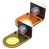 HOMSFOU Acryl Korallenfragment Gestell 2 Stück Fluoreszierendes Korallen Ablegerregal für Aquarien zur Korallenzucht