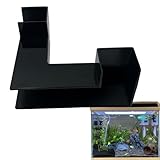 Aquarienhöhle – Aquarienhöhle unter Substrat | Betta Fish Playing Ecktunnel | Fischdekoration Aquarium Höhle für Wasserhaustiere | kleine Garnelen Zubehör